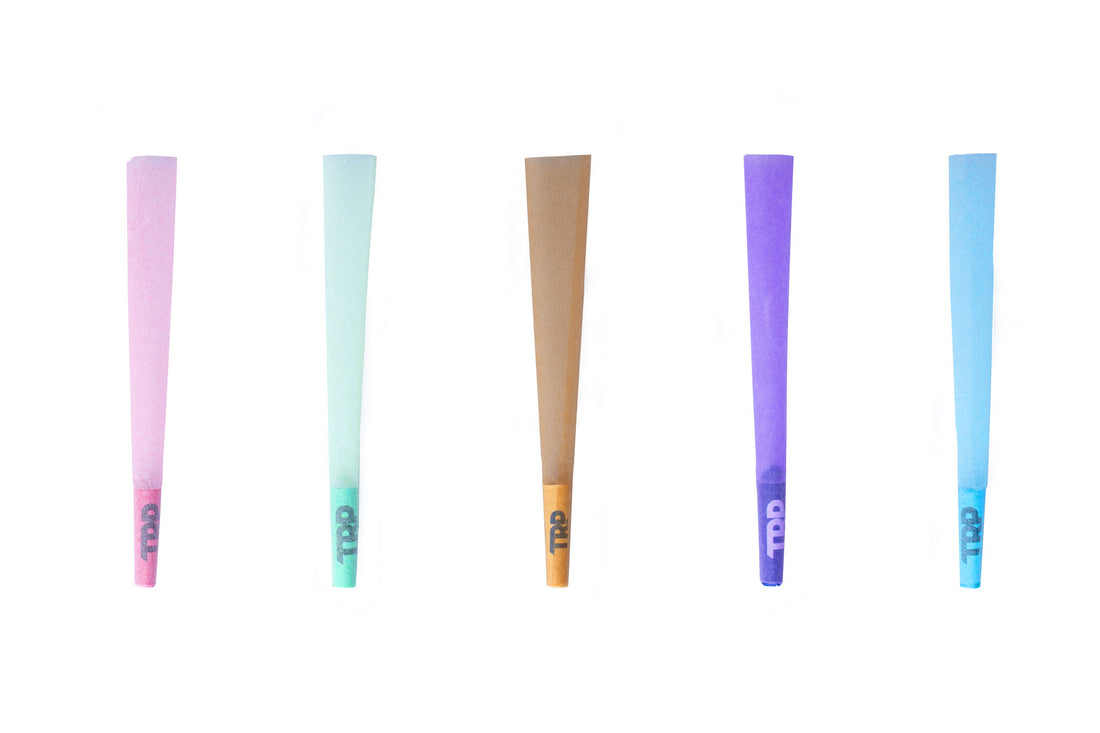 Prism Pre-Rolled Cones – Pack of 100 | 7 Vibrant Colours | Premium French Paper
