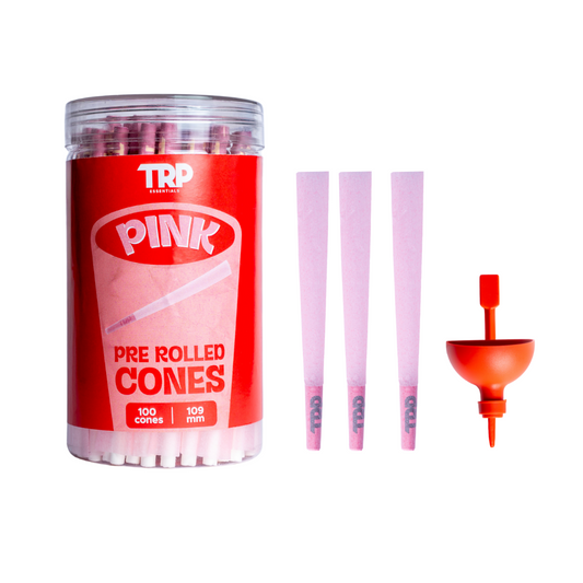 Pink Cones Jar (Pack of 100, French Papers)