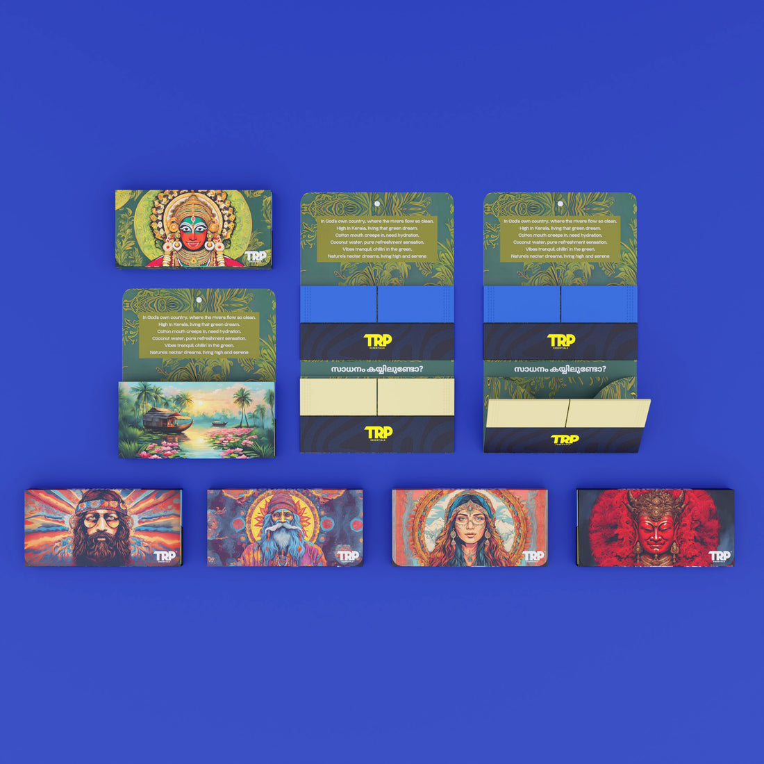 Journeys: the five capsule designs, laid out